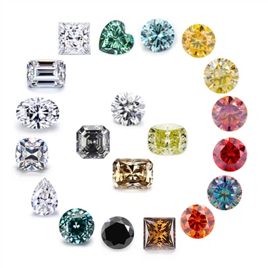 Moissanite colorato
